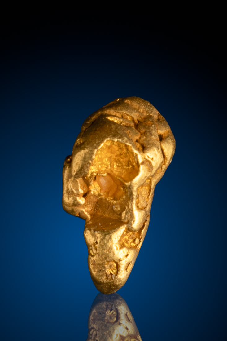 (image for) Super Shiny with Character Natural Gold Nugget from the American River - 3.87 grams